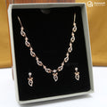 Silver Rose Gold Mango Charm Necklace
