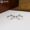 Silver Nature Star Toe Ring