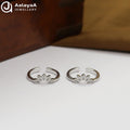 Silver Lily Spark Toe Ring