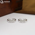 Silver Twinning Rose ToeRing