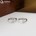 Silver Mystic Eye Toe Ring