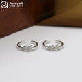 Silver Leaf Grace Toe Ring