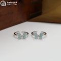 Silver Ocean Breeze Butterfly Toe Ring