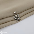 Oxidised Silver Elephant Ganesha Pendant